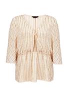 Dorothy Perkins Champagne Wrap Batwing Sleeve Top