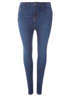 Dorothy Perkins Dp Curve Blue Shaping Skinny Jeans