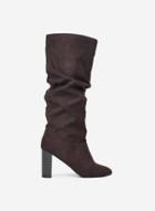 Dorothy Perkins Chocolate Kiss Ruched Boots