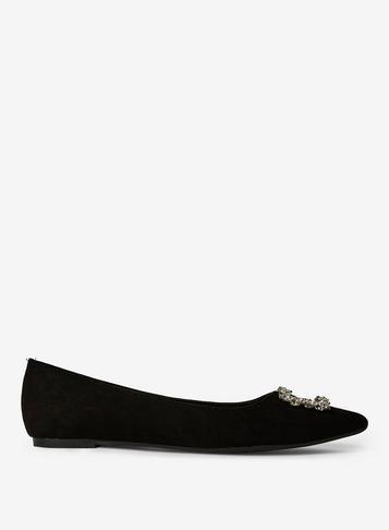 Dorothy Perkins Black Microfibre 'harriet' Pumps