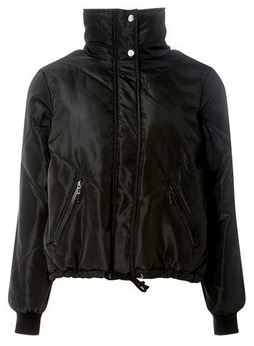 Dorothy Perkins *noisy May Black Funnel Neck Jacket