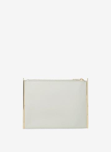 Dorothy Perkins Blue Side Bar Clutch Bag