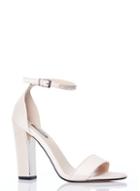 *quiz Champagne Ankle Sandals