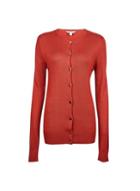 Dorothy Perkins *tall Rust Core Button Cardigan
