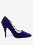 Dorothy Perkins Cobalt 'eva' Glitter Sole Court Shoes