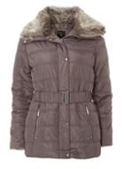 Dorothy Perkins Charcoal Short Luxe Padded Jacket
