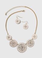 Dorothy Perkins Cut Out Filigree Necklace Set