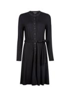 Dorothy Perkins Black Jersey Shirt Dress