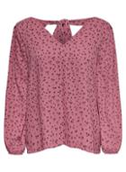 *only Dusky Pink Floral Print Top