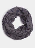 Dorothy Perkins Blue Flock Butterfly Print Snood