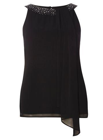 Dorothy Perkins *billie & Blossom Black Trapeze Top