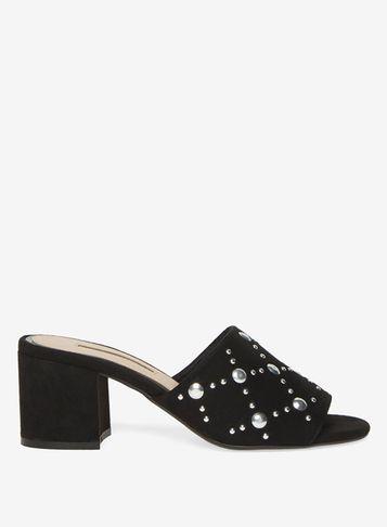 Dorothy Perkins Black 'steph' Heeled Mule Sandals