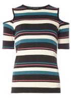 Dorothy Perkins Multi Stripe Tie Sleeve Top