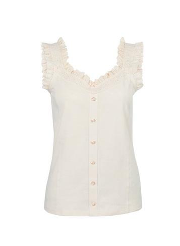 Dorothy Perkins Light Pink Broidery Trim Vest