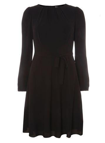 Dorothy Perkins *billie & Blossom Black Long Sleeved Skater Dress