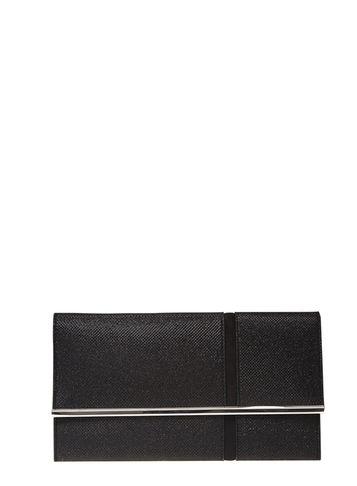 Dorothy Perkins Black Asymmetric Clutch Bag