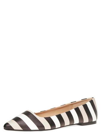 Dorothy Perkins Black And White Pointed Pumps