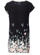 *izabel London Black Floral Print Dress