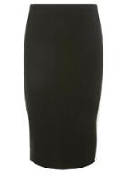Dorothy Perkins Black And White Side Striped Pencil Skirt