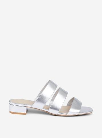 Dorothy Perkins Wide Fit Silver Stormy Sandals