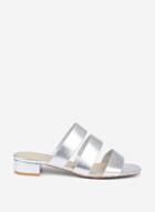Dorothy Perkins Wide Fit Silver Stormy Sandals
