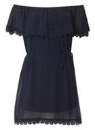 Dorothy Perkins *izabel London Blue Ruffle Dress