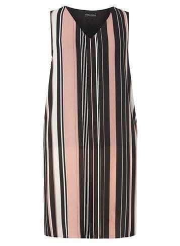 Dorothy Perkins Dp Curve Black Stripe Split Side Top