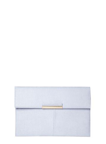Dorothy Perkins Blue Faux Suede Clutch