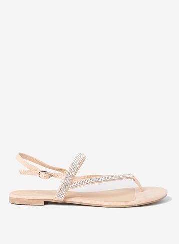 Dorothy Perkins Wide Fit Nude 'florina' Sandals