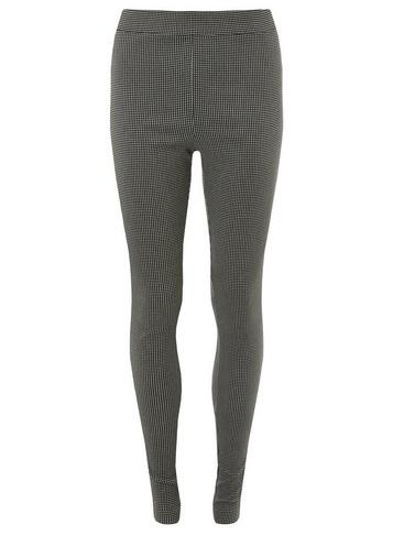 Dorothy Perkins *tall Black Geometric Print Skinny Fit Bengaline Trousers