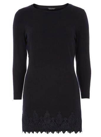 Dorothy Perkins Midnight Metal Longline Jumper