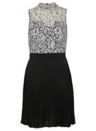 Dorothy Perkins Mono Lace Pleat Dress