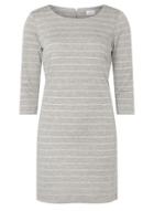 Dorothy Perkins *vila Grey And White Shift Dress