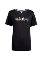 Dorothy Perkins *tall Black 'wildthing' T-shirt