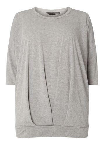 Dorothy Perkins Dp Curve Grey Bubble Hem Top