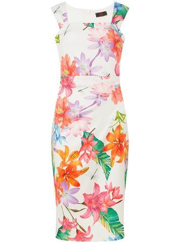 Dorothy Perkins *scarlett B White Tropical Lara Bodycon Dress