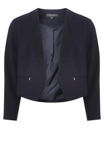 Dorothy Perkins Navy Rivet Detail Jacket