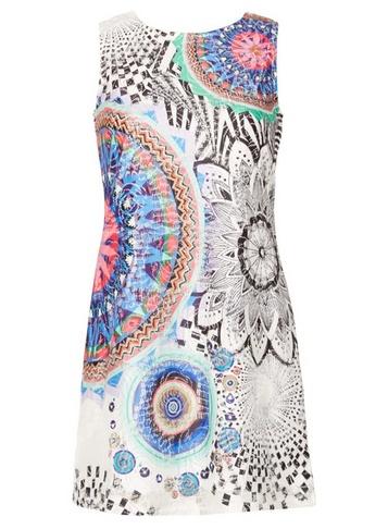 *izabel London Multicoloured Printed Shift Dress