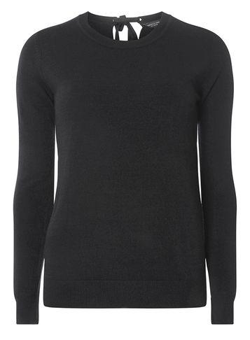 Dorothy Perkins Navy Bow Back Jumper
