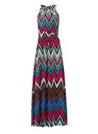 *jolie Moi Multi Colour Wave Printed Dress