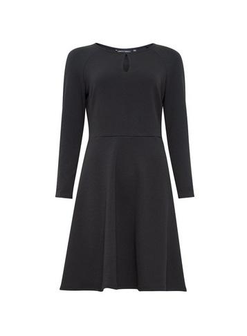 Dorothy Perkins Black Keyhole Fit And Flare Dress