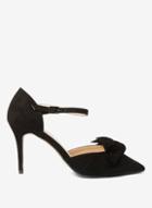 Dorothy Perkins Wide Fit Black 'gardenia' Court Shoes