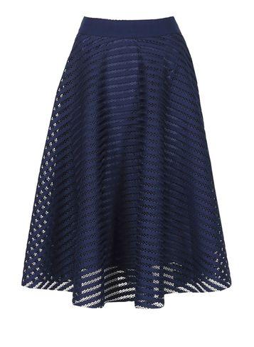 Dorothy Perkins *izabel London Navy Skater Skirt