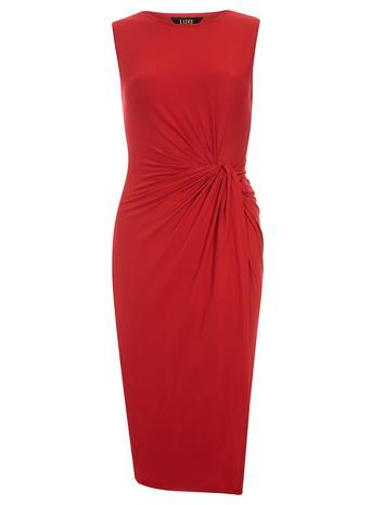 Dorothy Perkins Luxe Red Ruched Dress