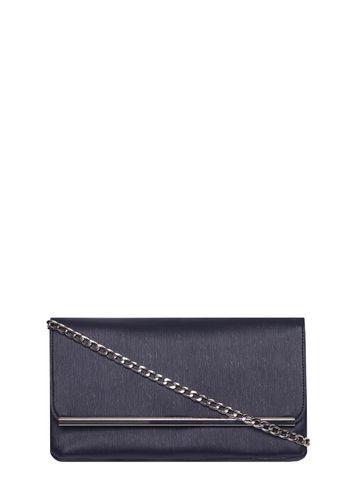 Dorothy Perkins Navy Pouch Bar Clutch Bag