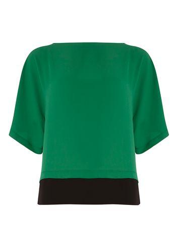 Dorothy Perkins Green Bar Soft Tee