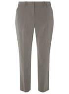Dorothy Perkins Grey Slim Tailored Ankle Grazer Trousers