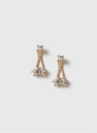 Dorothy Perkins Rhinestone Front And Back Earrings