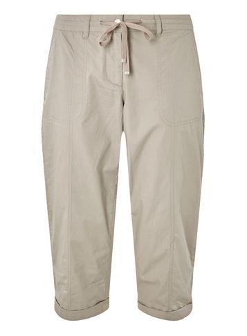Dorothy Perkins Mink Cotton Poplin Crop Shorts