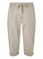 Dorothy Perkins Mink Cotton Poplin Crop Shorts